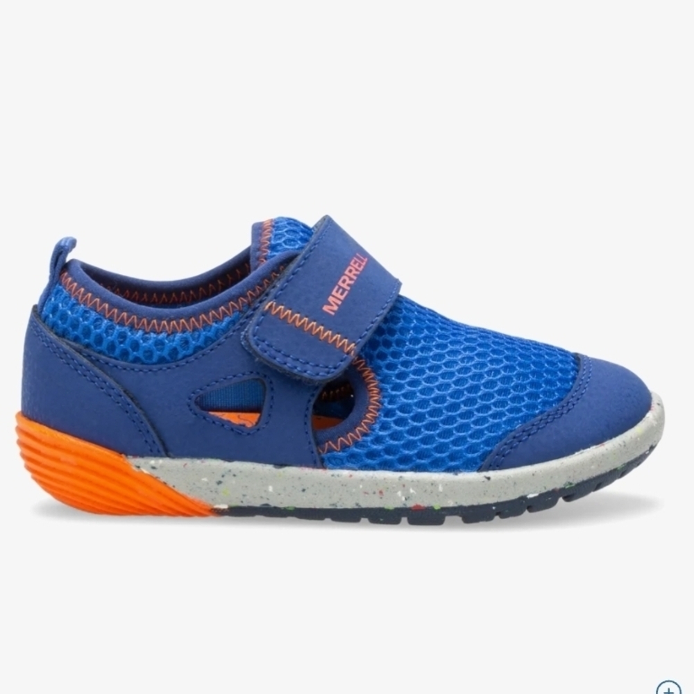Merrell Kids Vibrant Blue and Orange Water Shoes